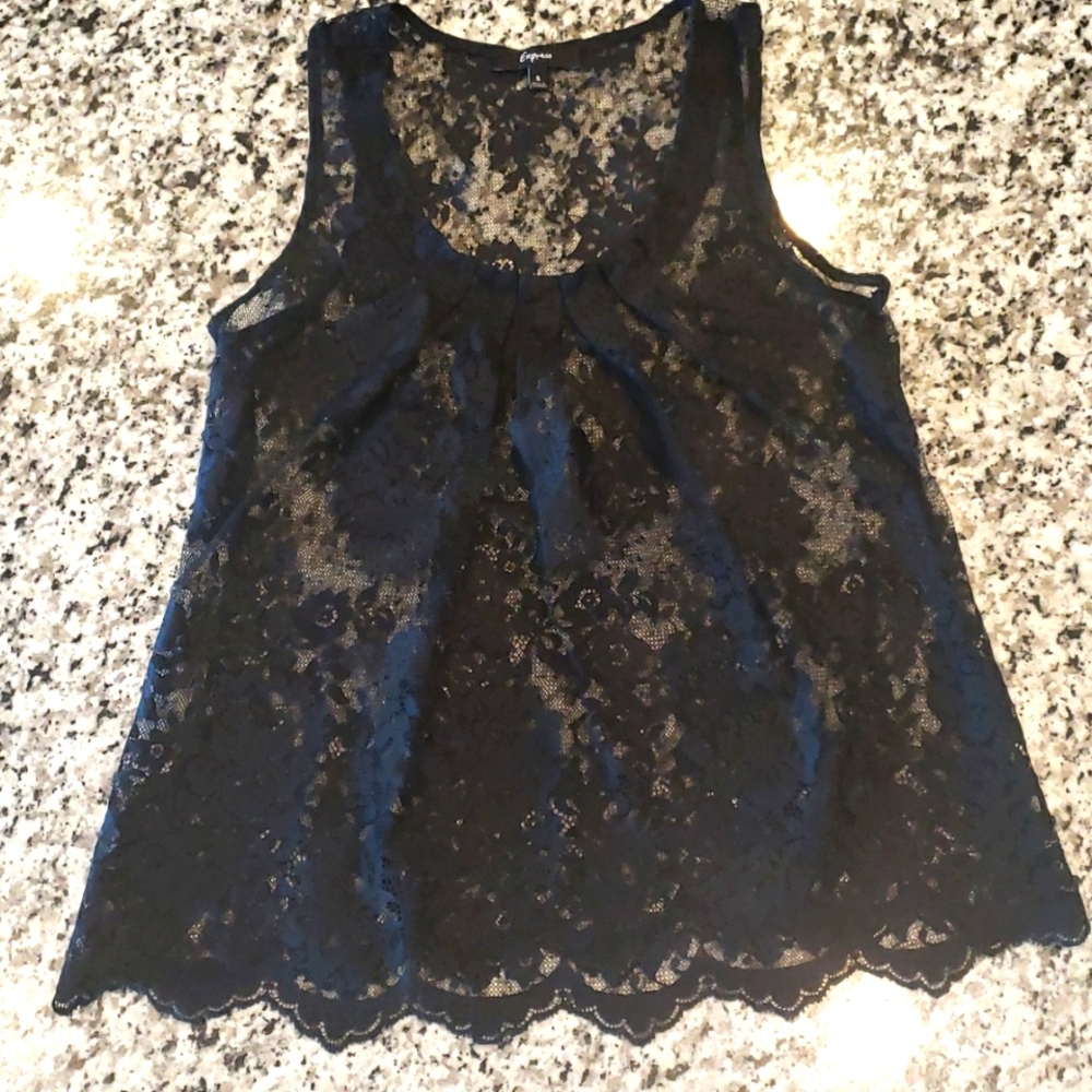 Express lace tank top.